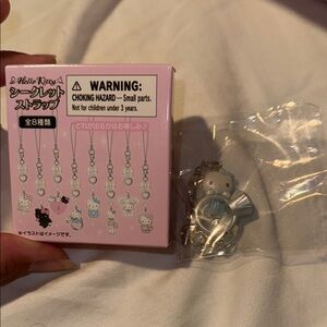 2024 diamond ring blue angel Hello Kitty Keychain with Box